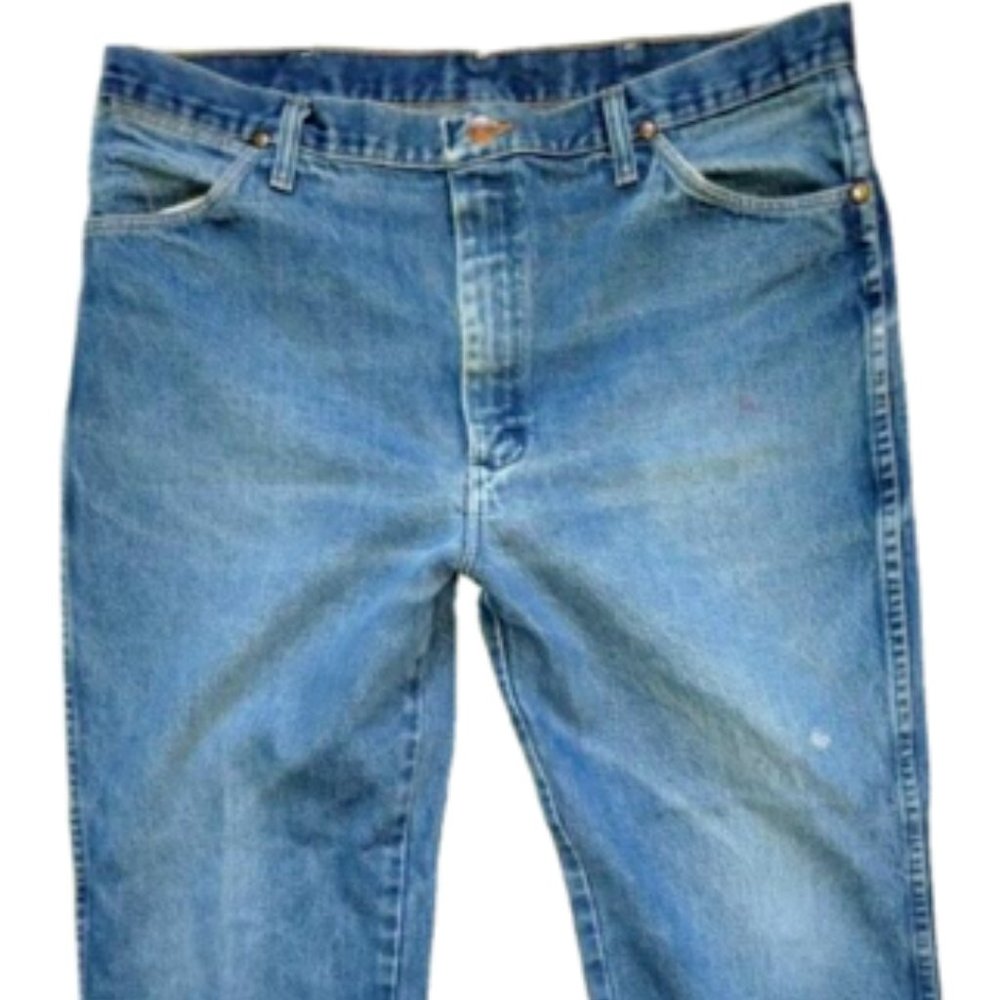 Men's Wrangler Cowboy Cut Slim Fit Denim Western Jeans Size 38x32 936PWD